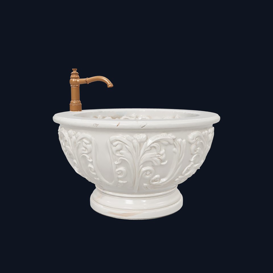 Elegant Marble Basin model pack