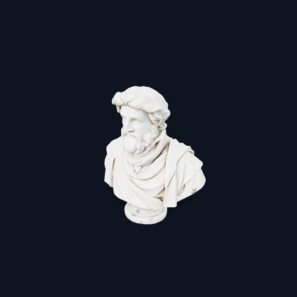 Elegant Marble Bust model pack viewer poster