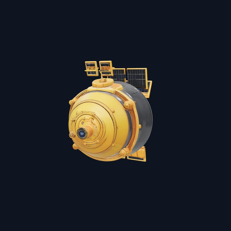 Golden Satellite model pack