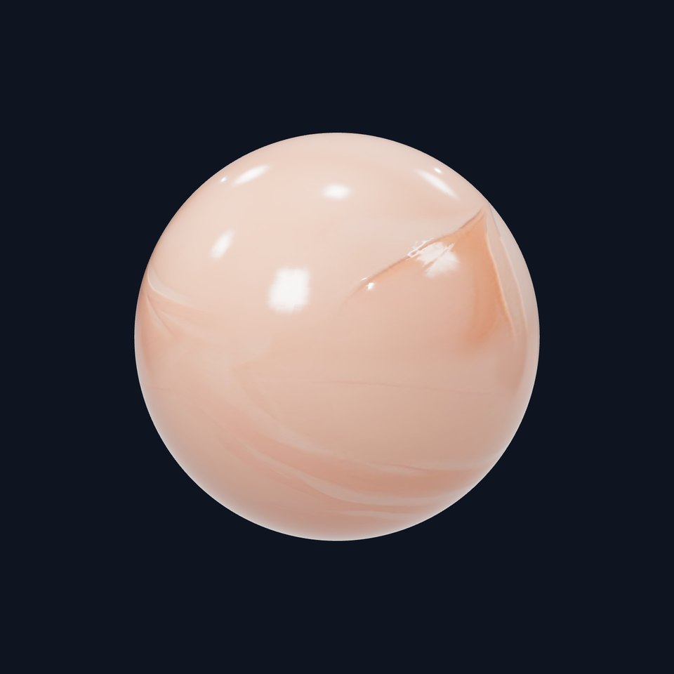 HQ PBR Textures Set Ceramic Swirl Glossy