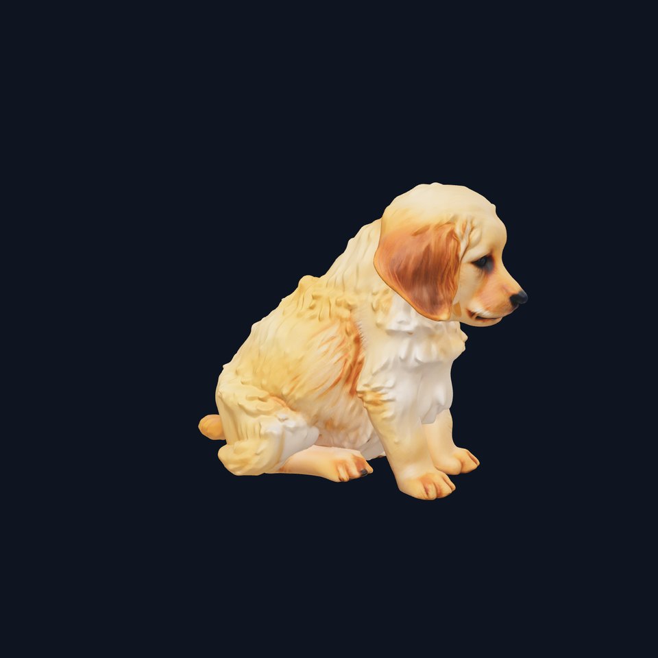 Golden Retriever Puppy model pack