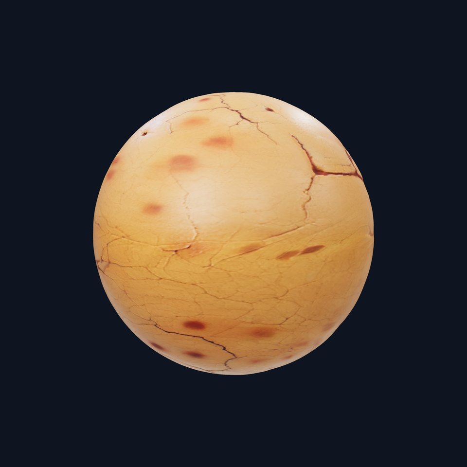 HQ PBR Textures Set Cracked Earth Surface