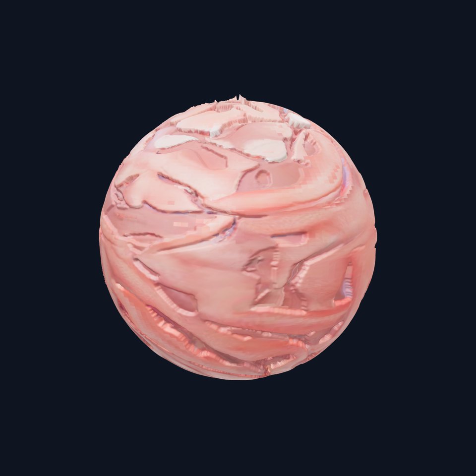 Rubber Tubing Tangle HQ PBR Textures Set viewer poster