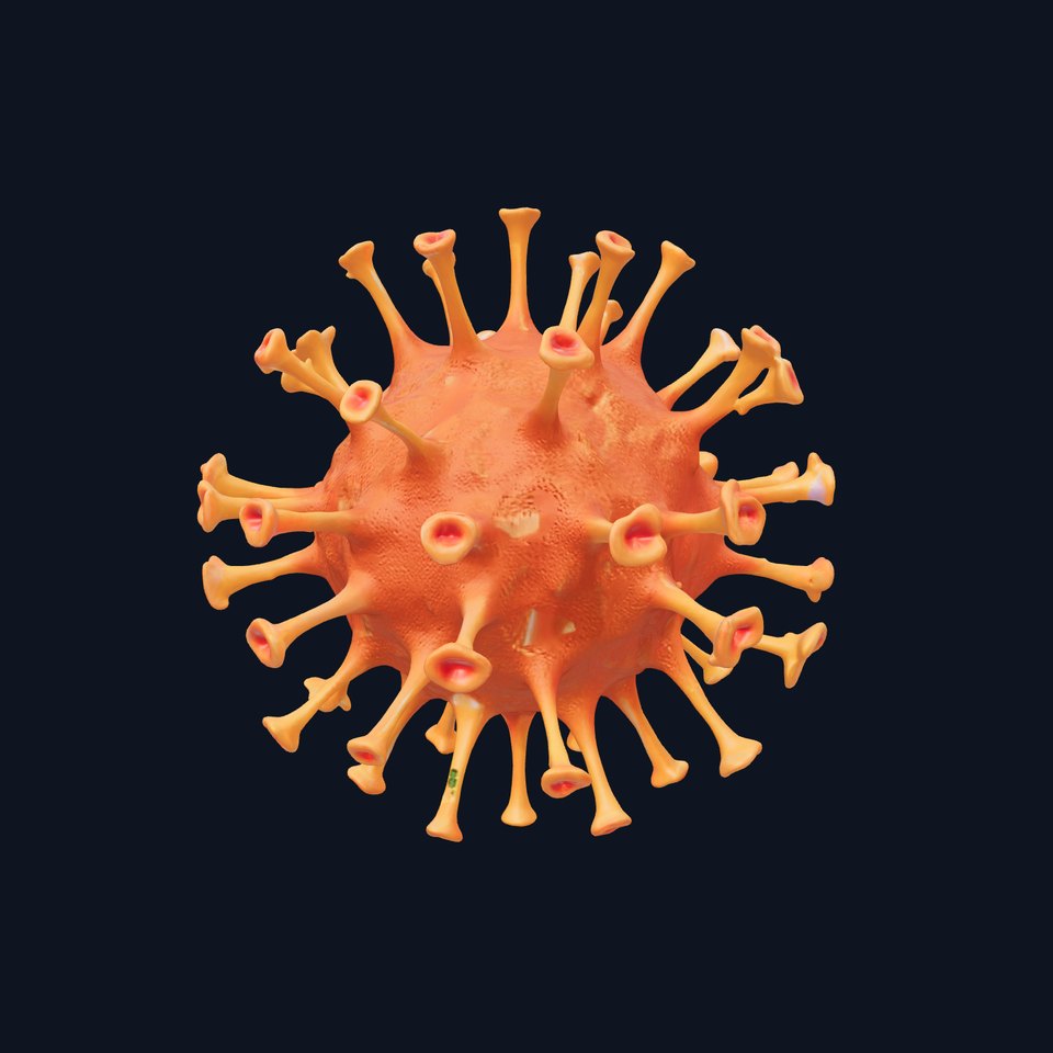 Orange Virus Structure model pack viewer poster