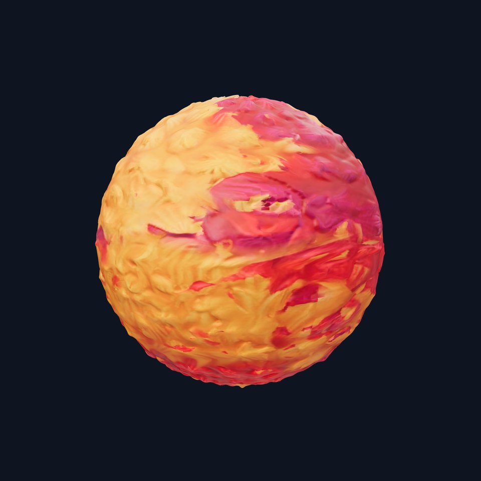 HQ PBR Textures Set  Spiky Gradient Surface viewer poster