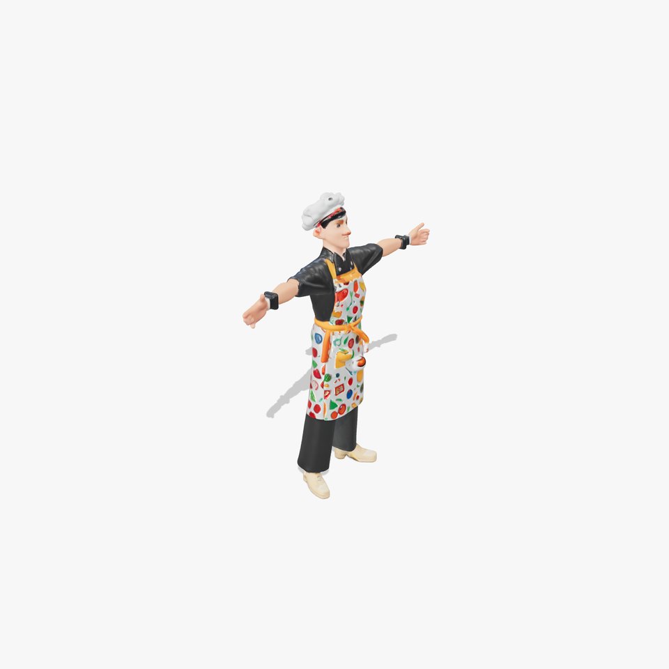 Colorful Chef Character model pack