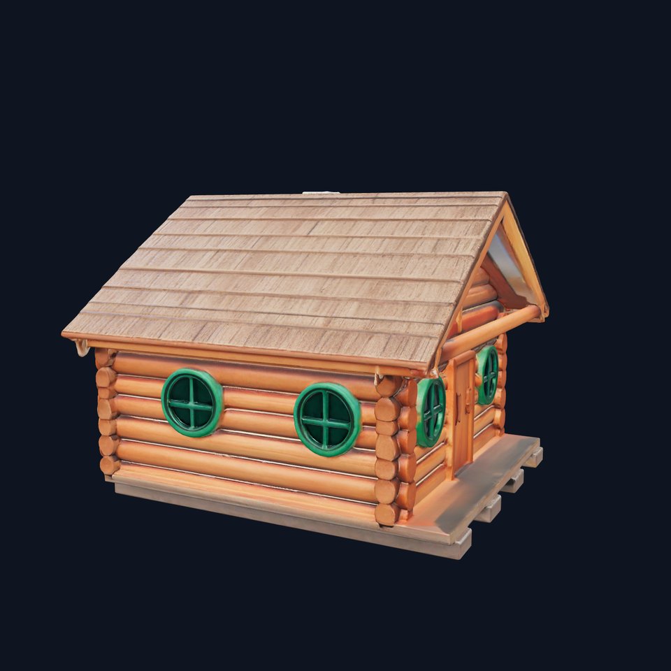 Rustic Log Cabin model pack