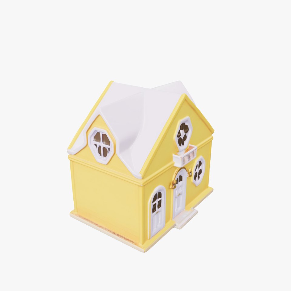 Charming Yellow House model pack