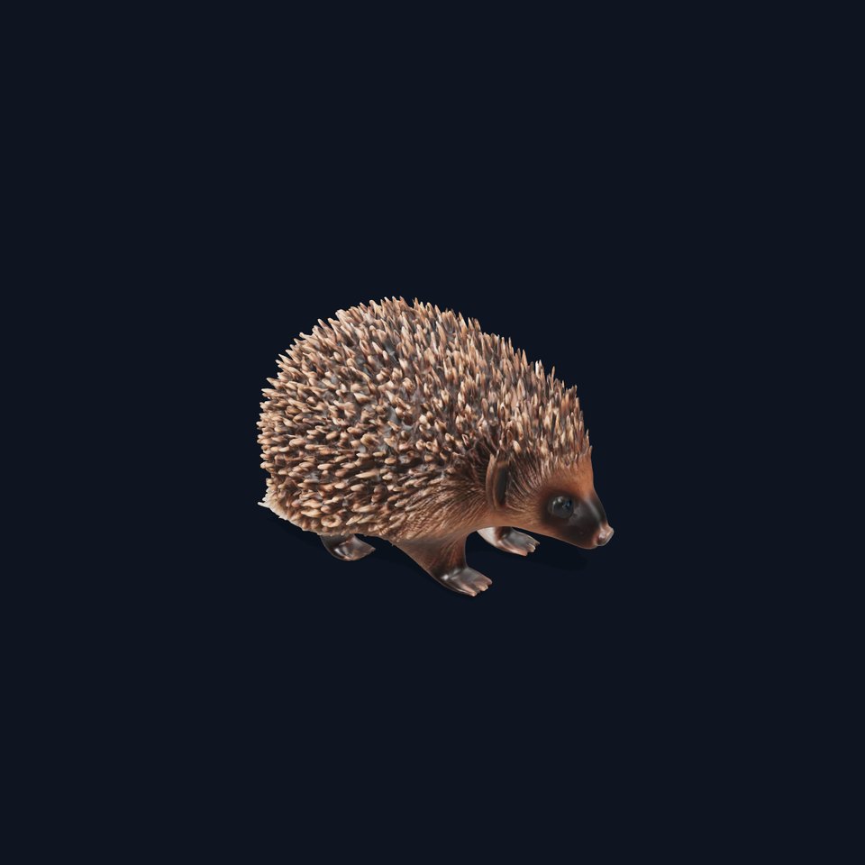 Adorable Hedgehog Model Pack viewer poster