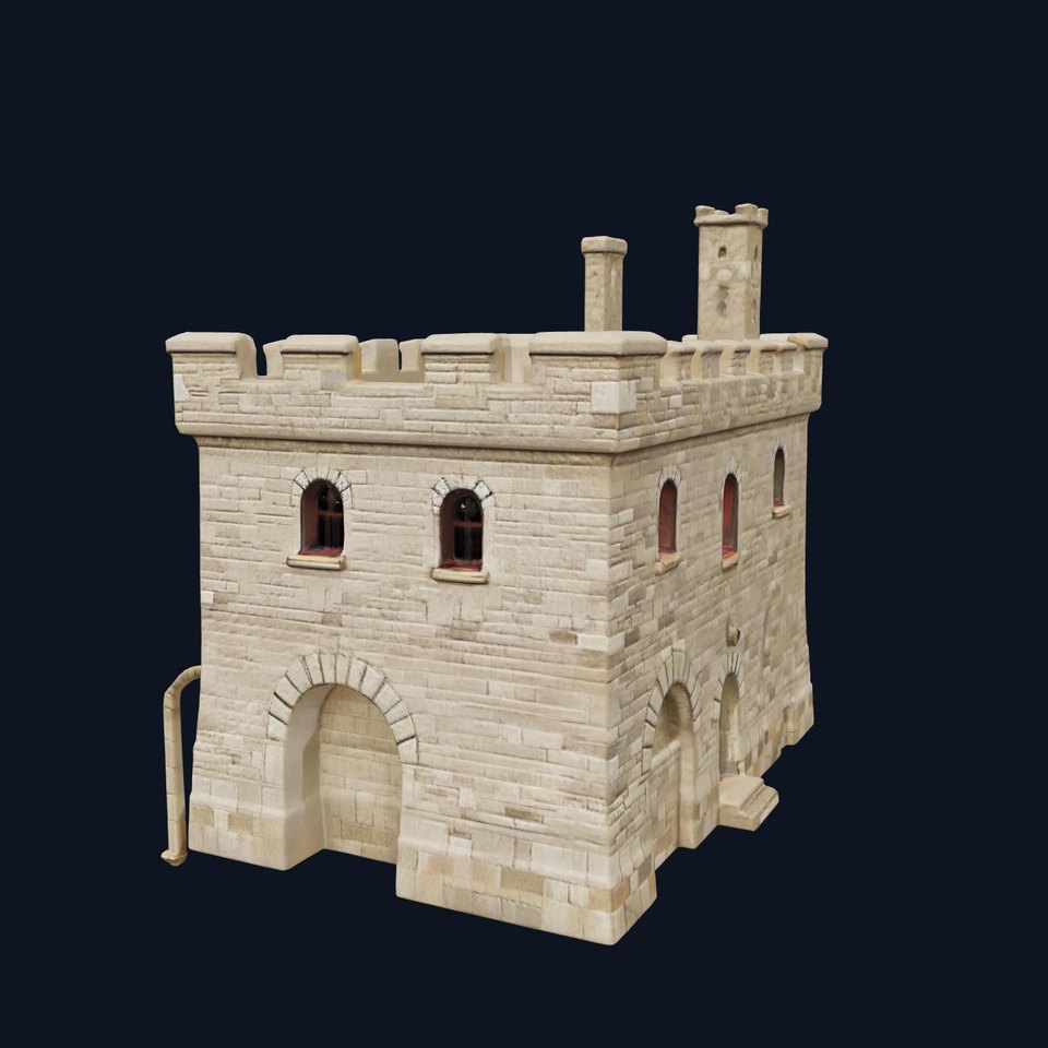 Medieval Stone Castle model pack