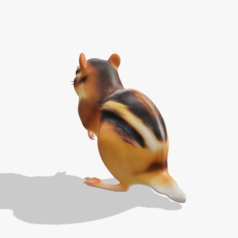 Realistic Chipmunk Creature model pack