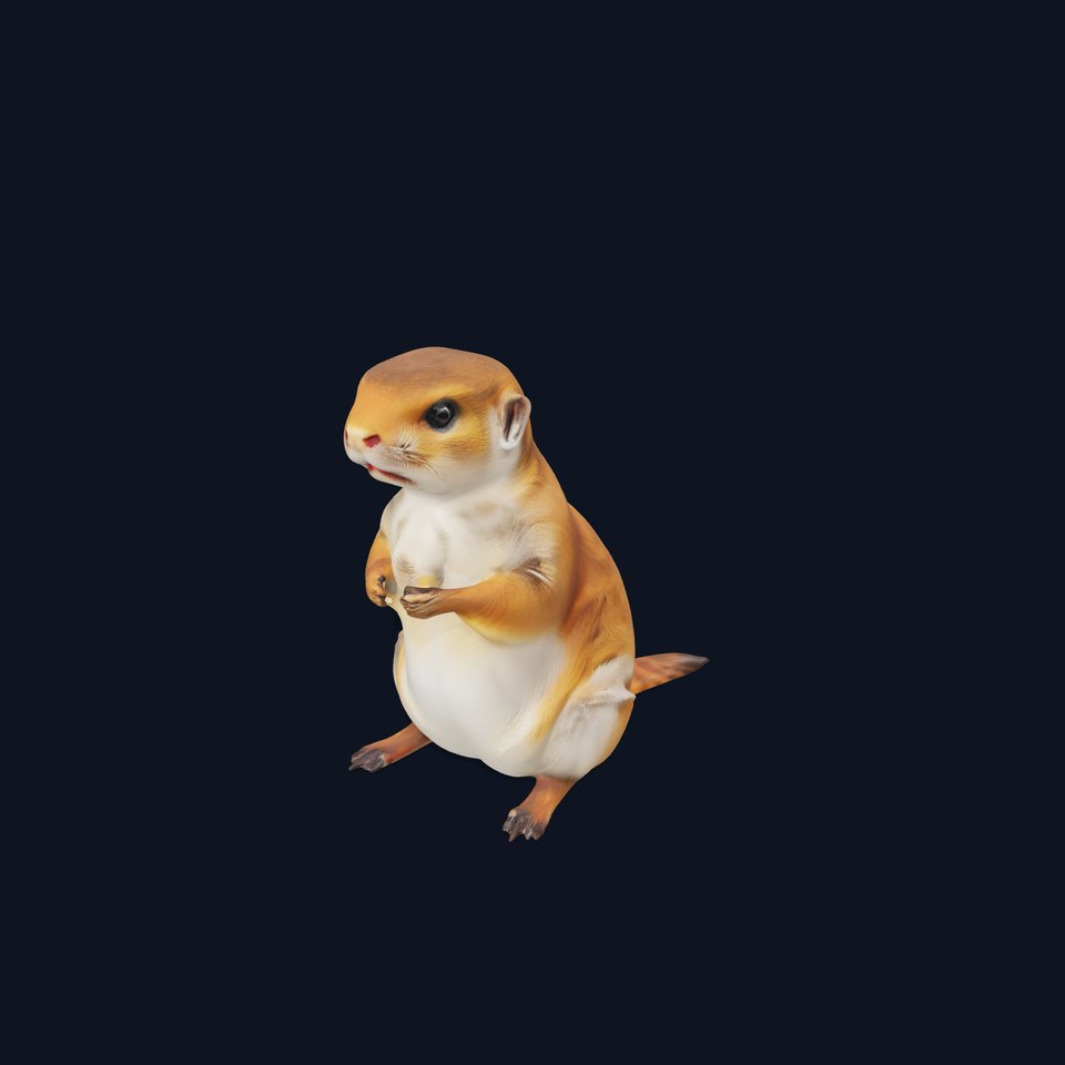 Golden Prairie Dog model pack