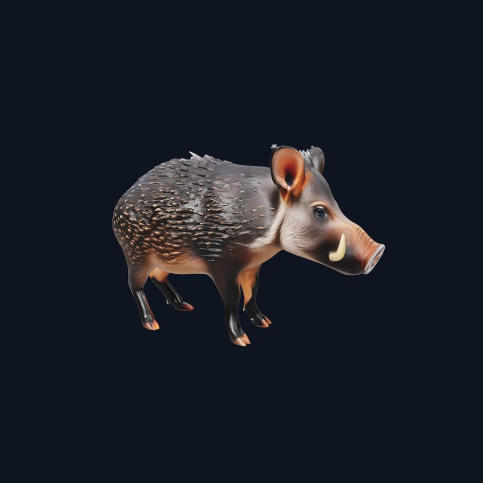 Spotted Boar Creature model pack