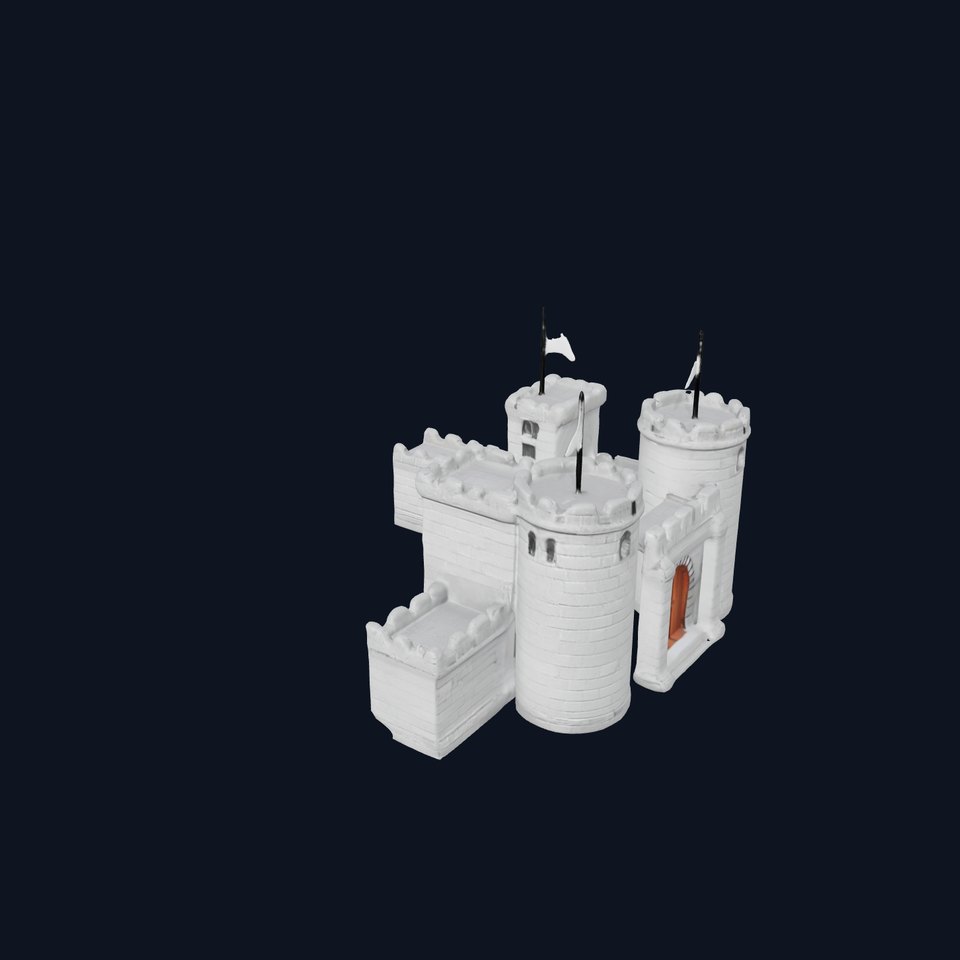 Stone Castle Fortress model pack