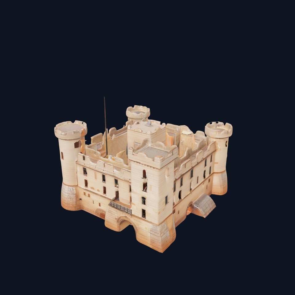 Medieval Stone Castle model pack