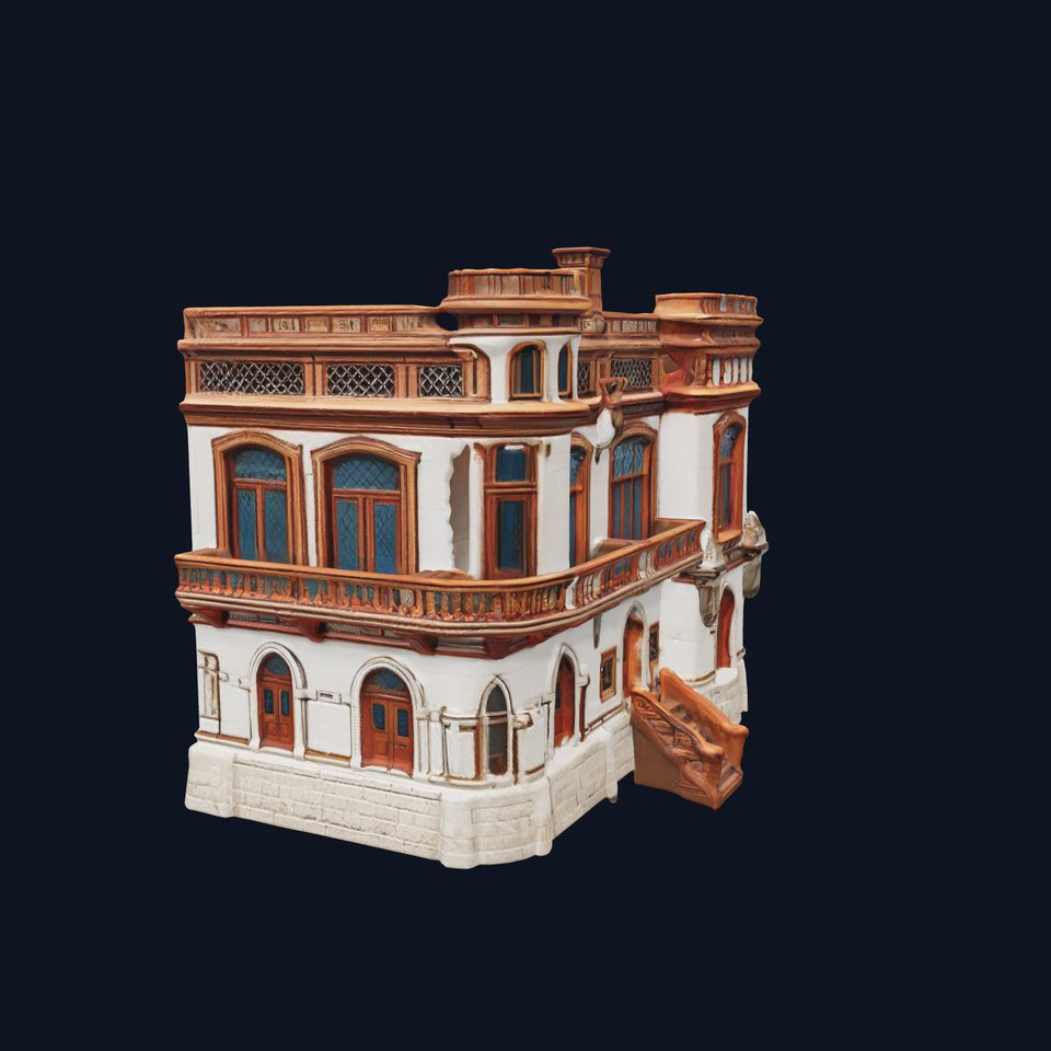 Victorian Stone Mansion model pack