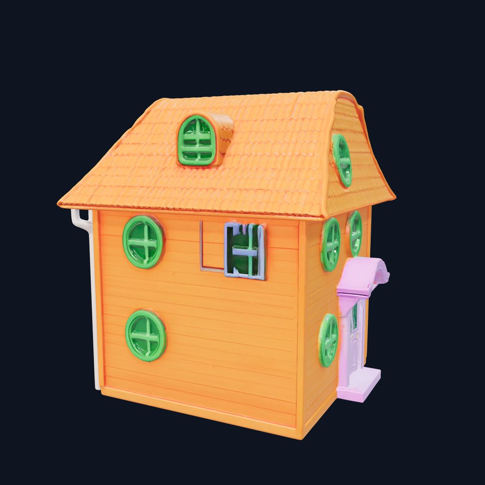 Vibrant Toy House model pack