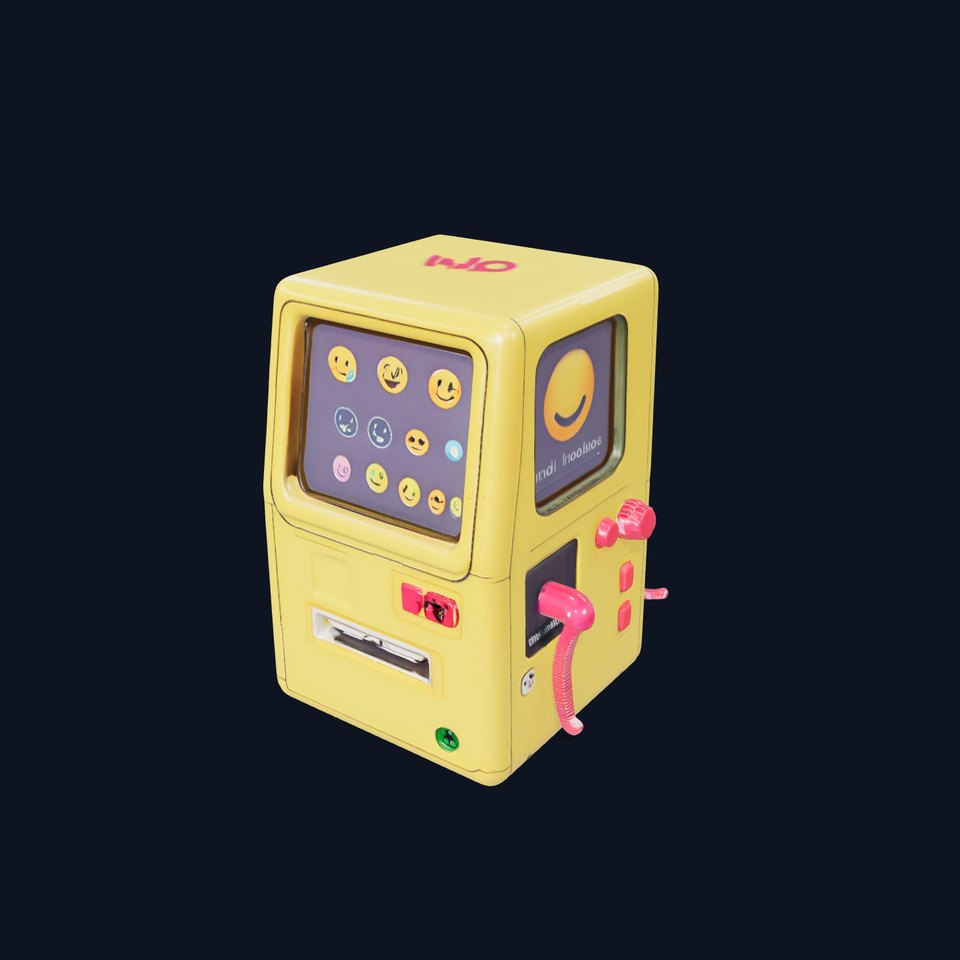 Retro Yellow Console model pack