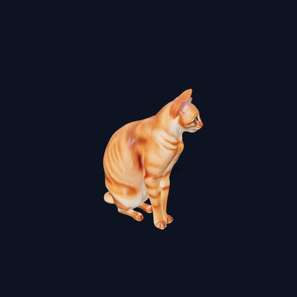 Ginger Cat Elegance model pack viewer poster