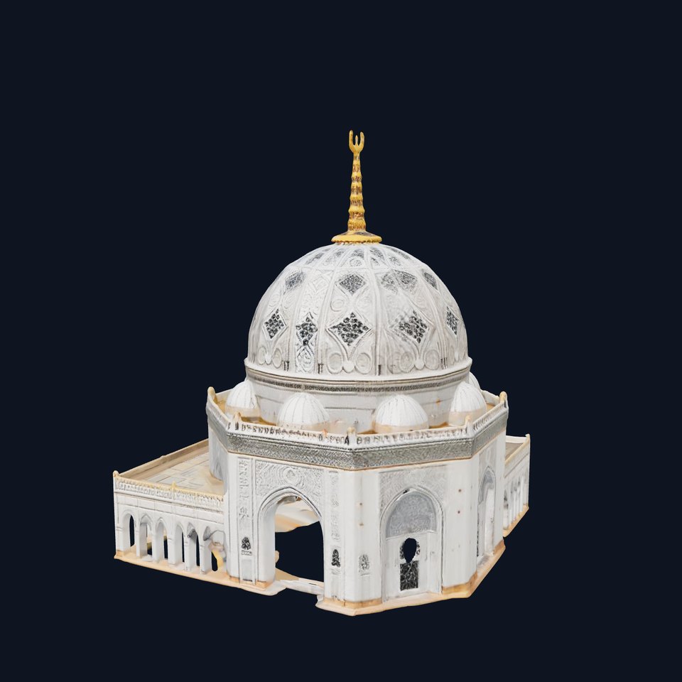 Elegant Mosque Dome model pack
