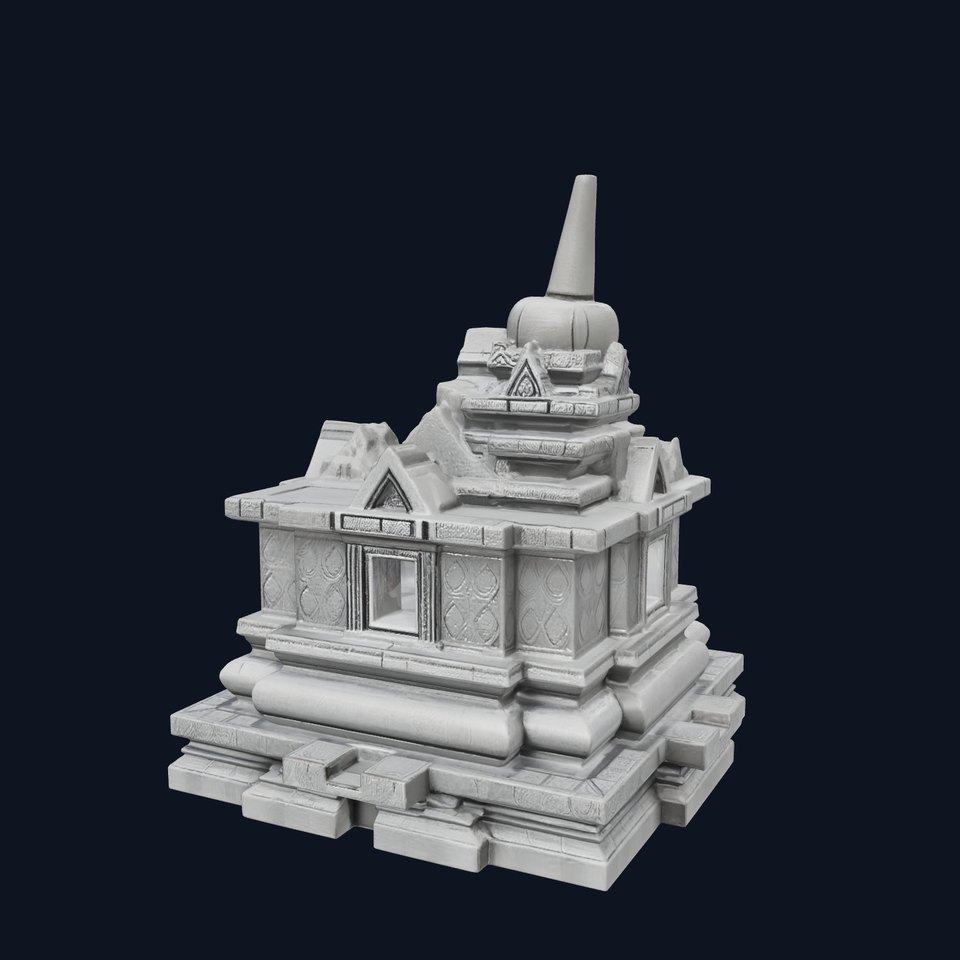 Ancient Stone Pagoda model pack