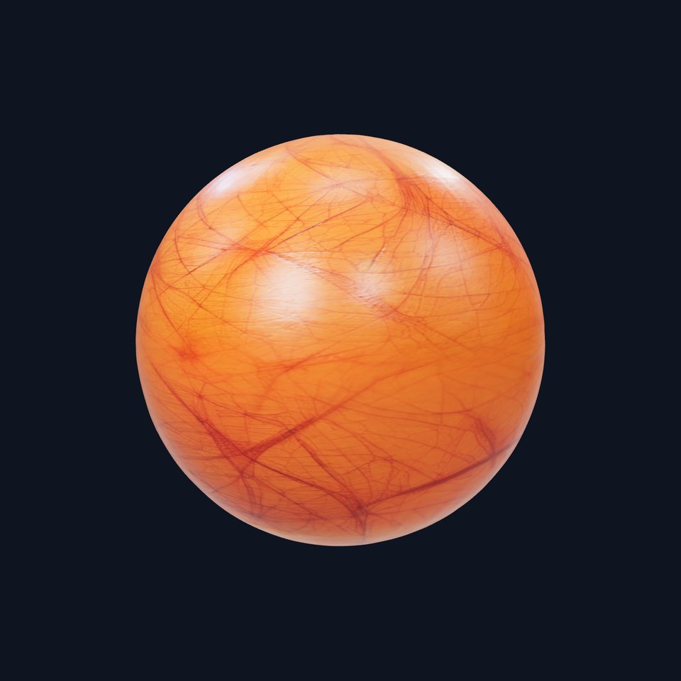 HQ PBR Textures Set Basketball Leather Glossy viewer poster