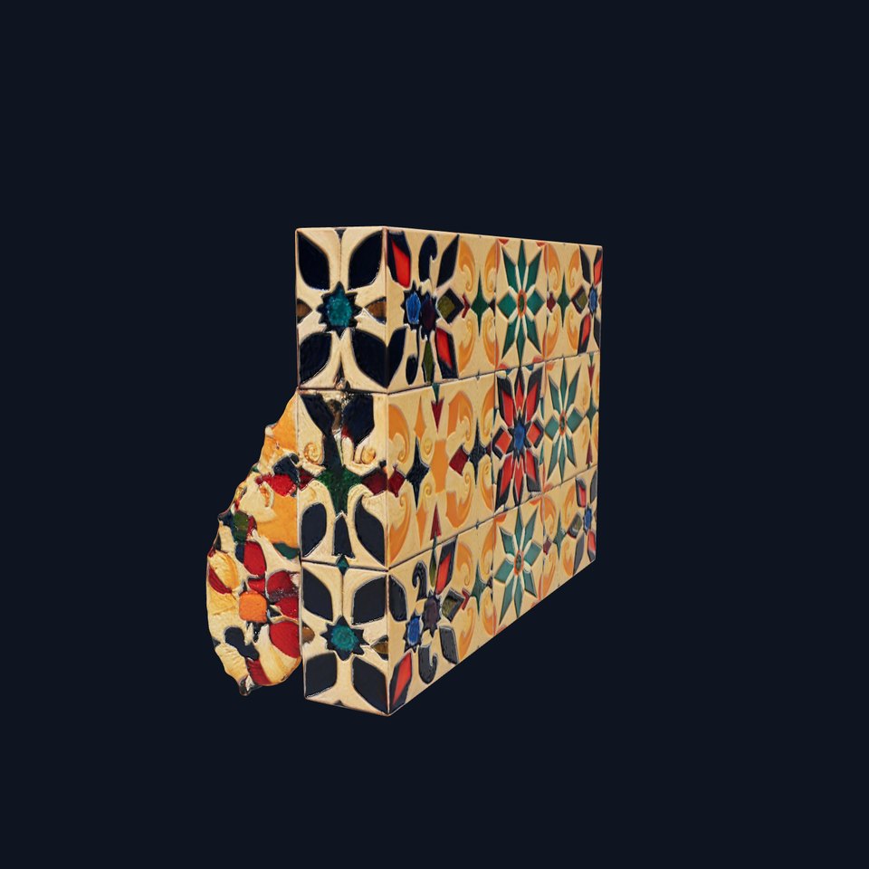 Ornate Ceramic Tile model pack