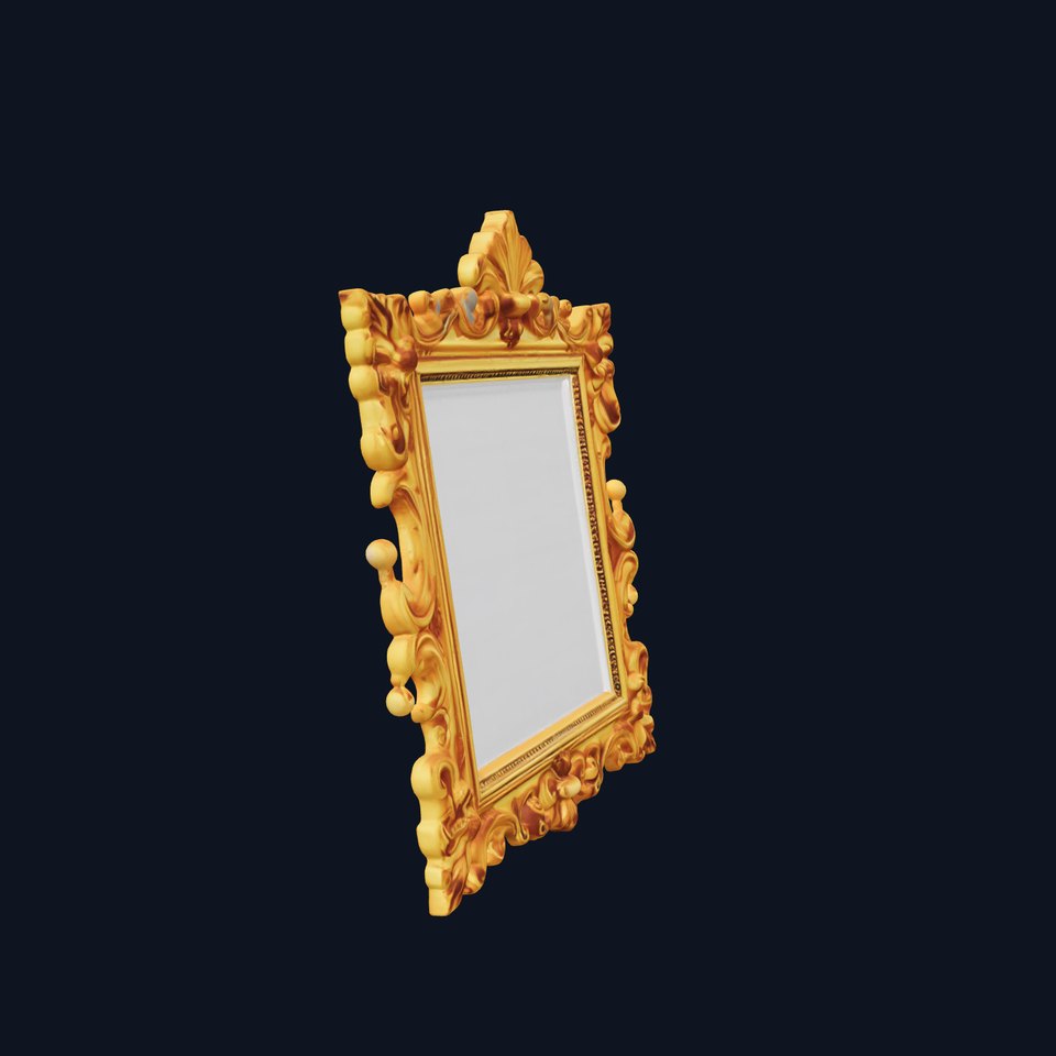 Elegant Gold Frame model pack
