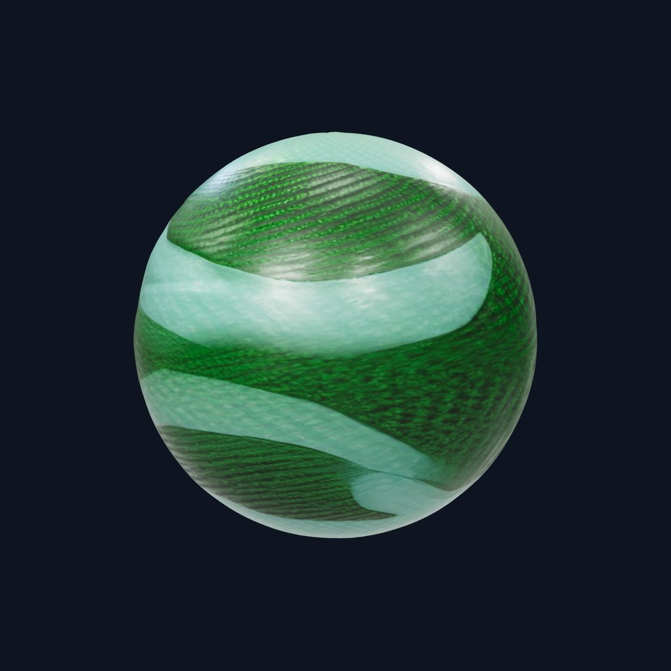 HQ PBR Textures Set  Carbon Fiber Glossy Green