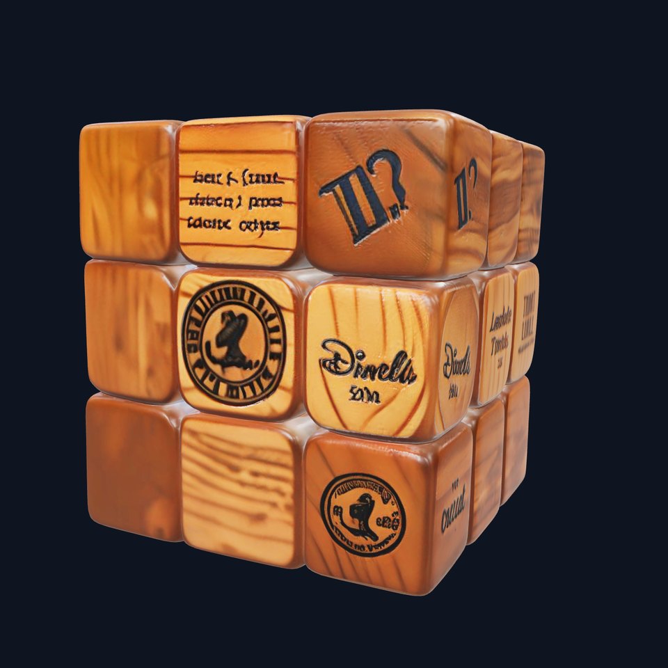 Wooden Puzzle Cube model pack
