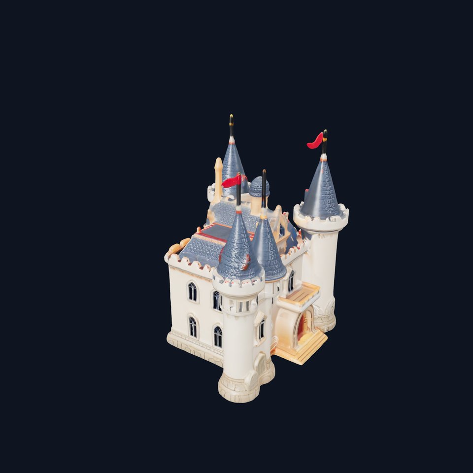 Fantasy Castle Towers model pack