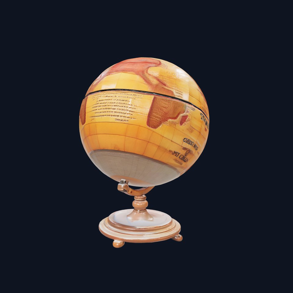 Vintage Globe model pack