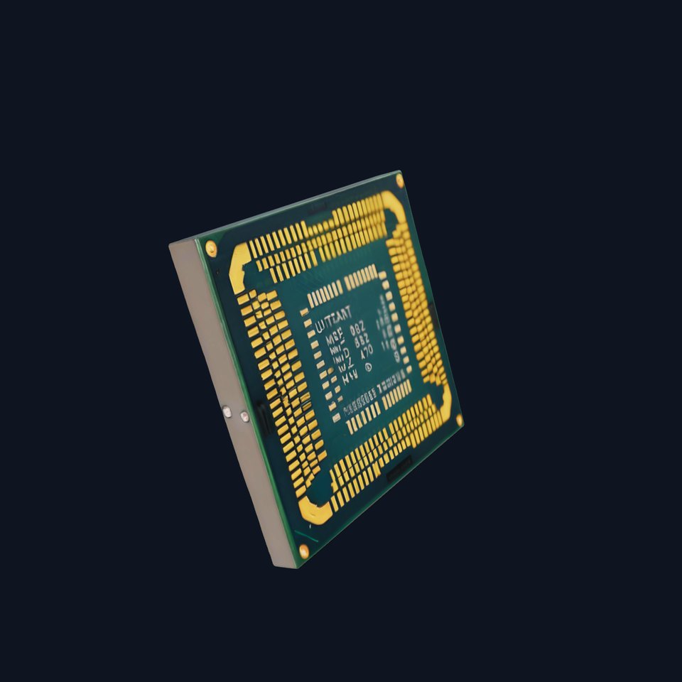 Golden Processor Chip model pack