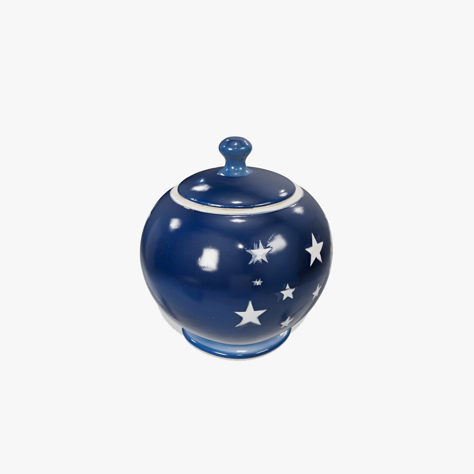 Starry Night Jar model pack
