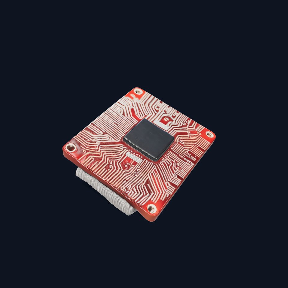 Red Circuit Chip model pack