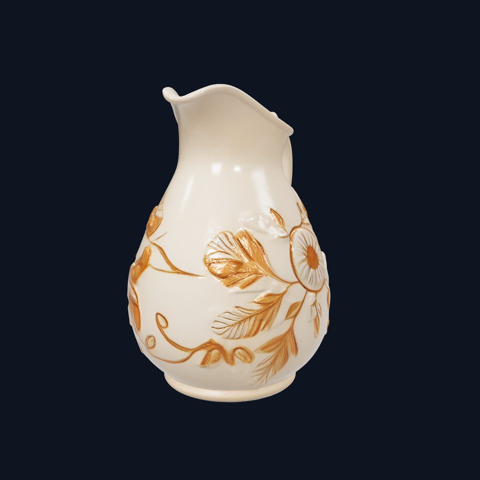 Ornate Floral Pitcher model pack