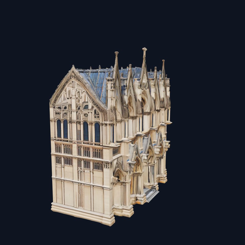 Gothic Cathedral Facade model pack