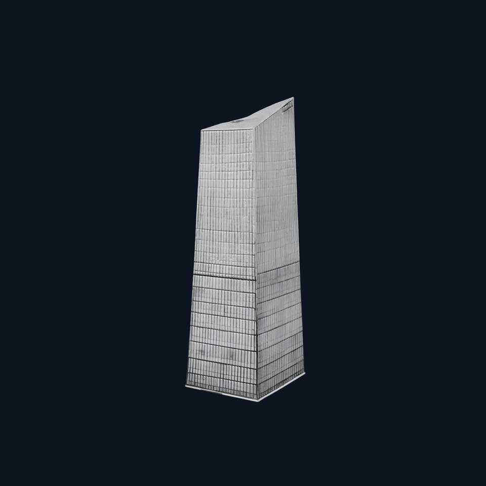 Sleek Glass Skyscraper model pack viewer poster