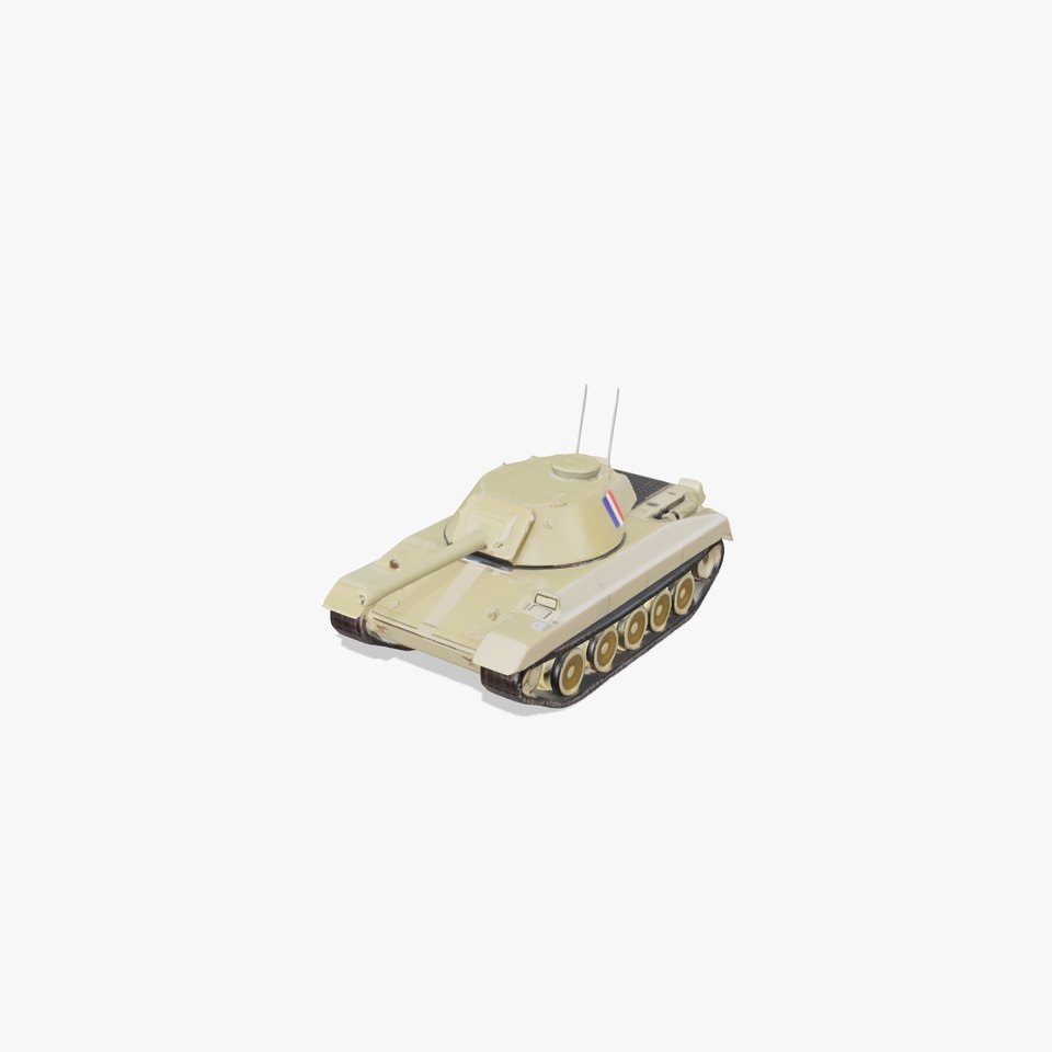 Olive Military Tank model pack