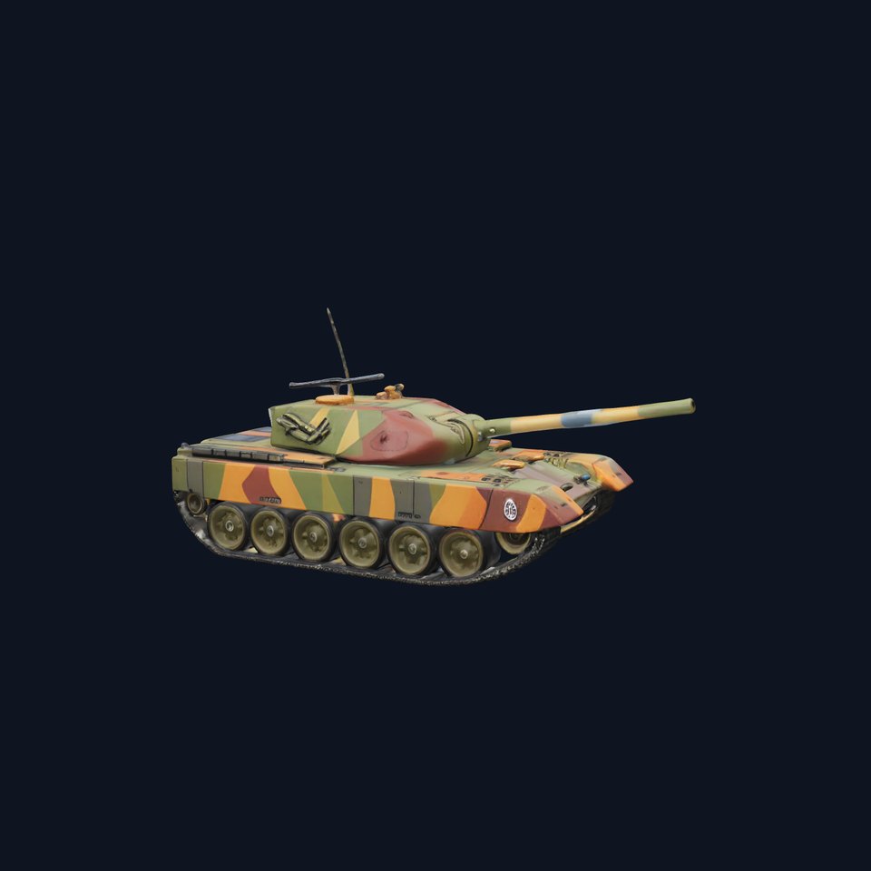 Camouflage Armored Tank model pack