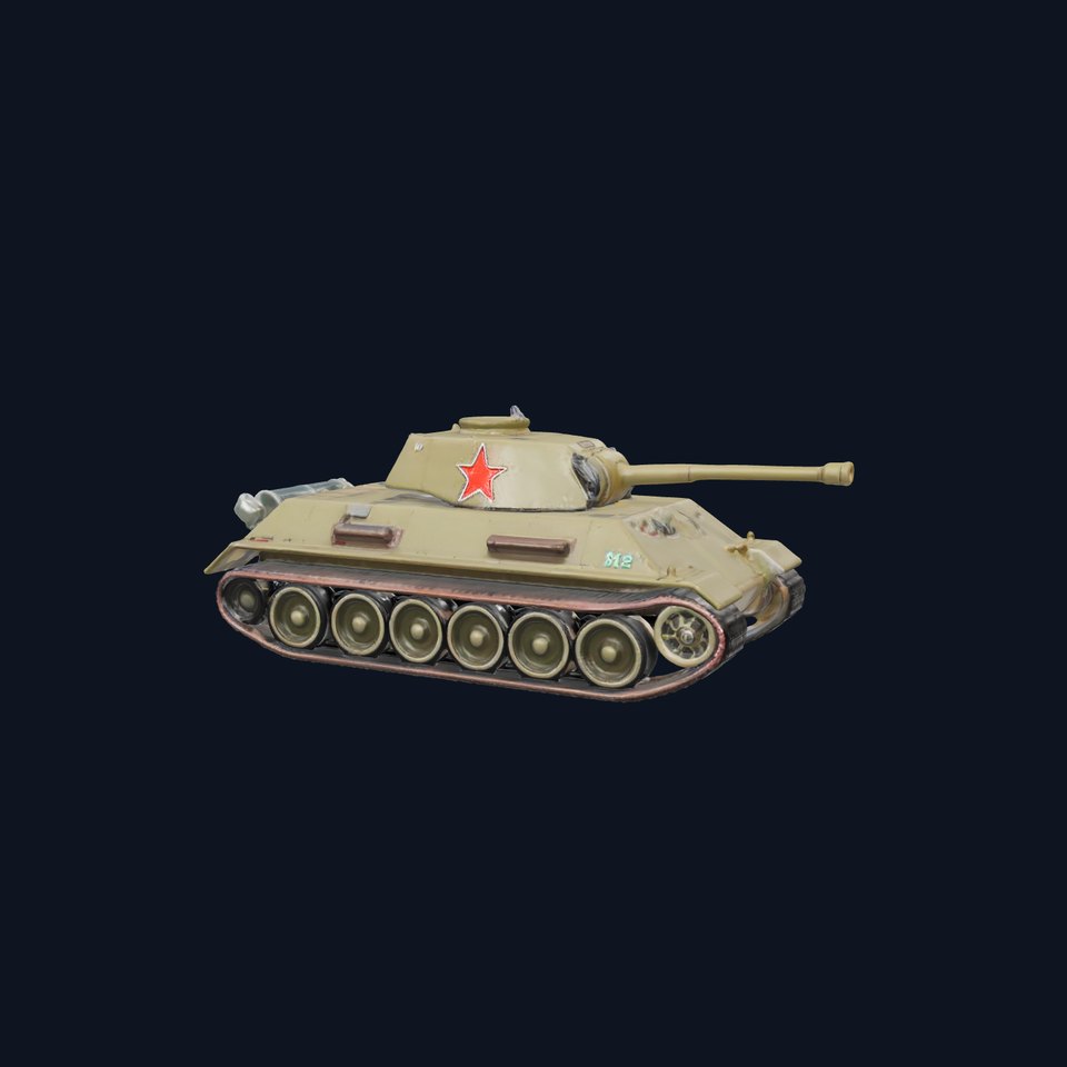 Soviet Tank Green model pack