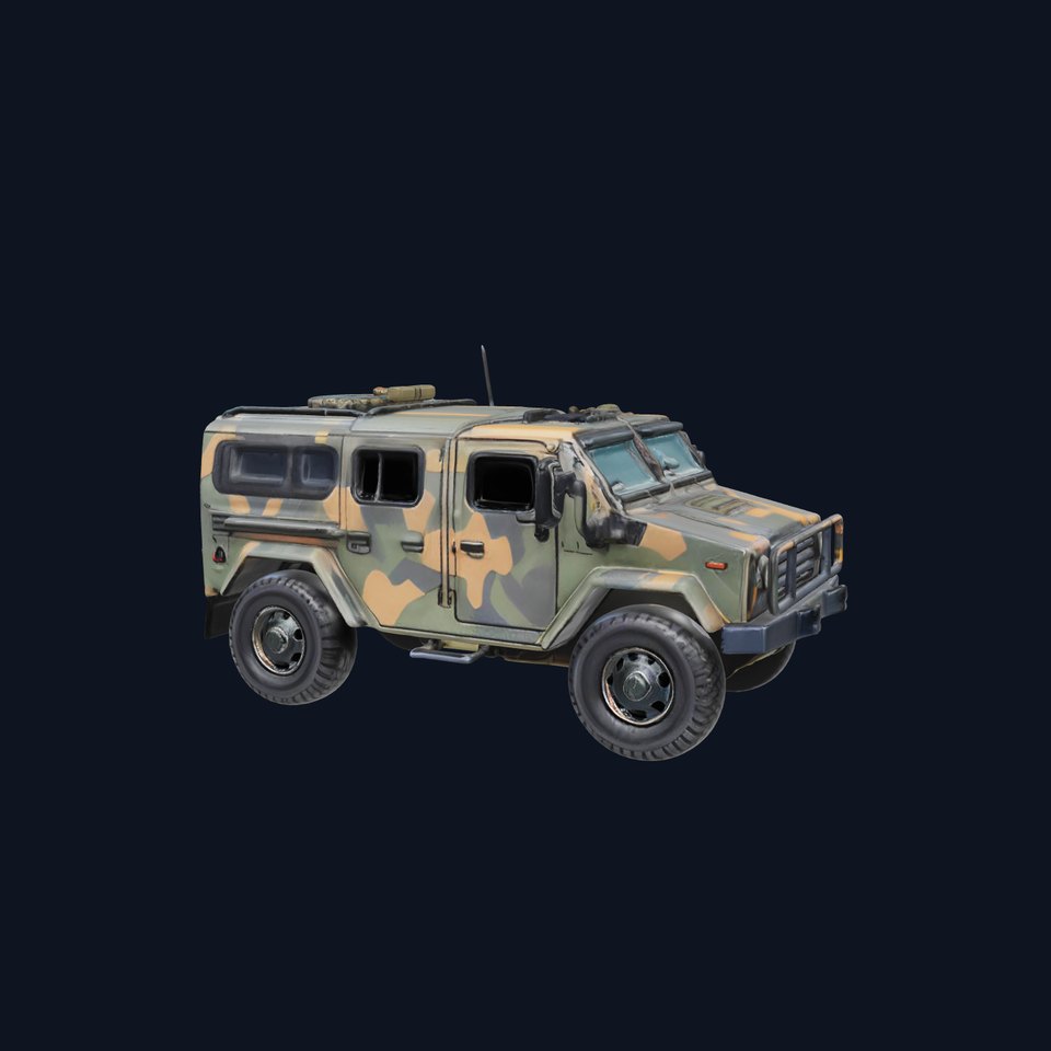 Camouflage Armored Vehicle model pack
