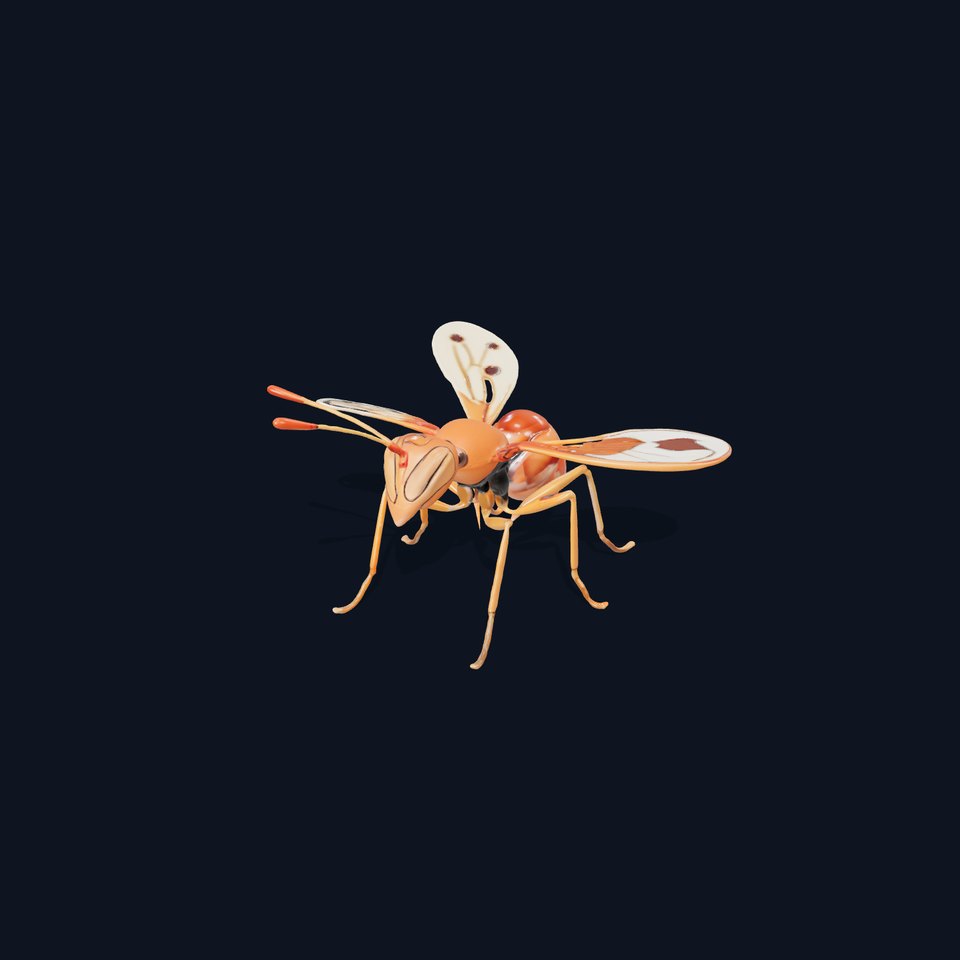 Copper Insect Drone model pack