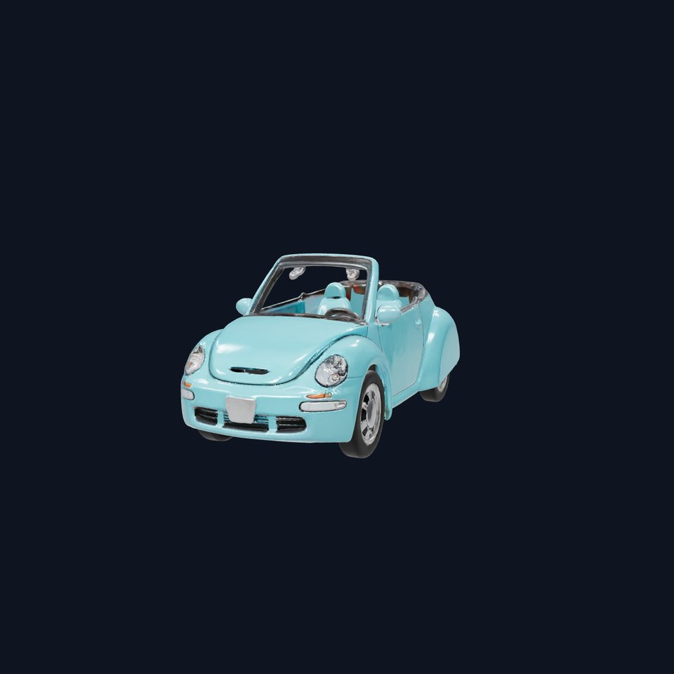 Aqua Beetle Convertible model pack viewer poster