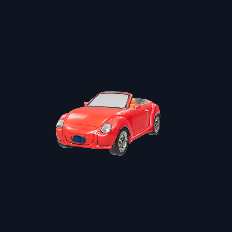 Classic Red Convertible model pack