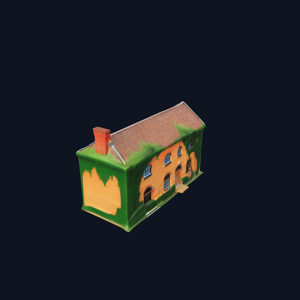Rustic Brick House model pack