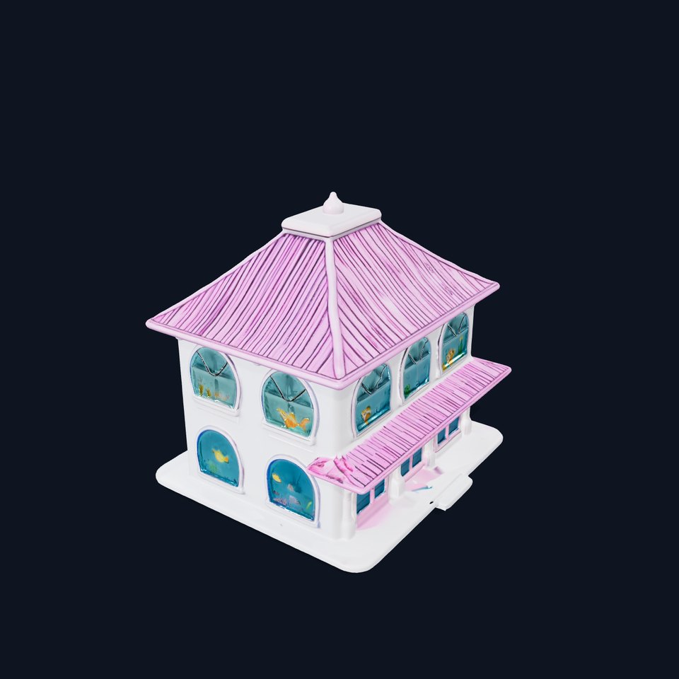 Whimsical Aquarium Building model pack