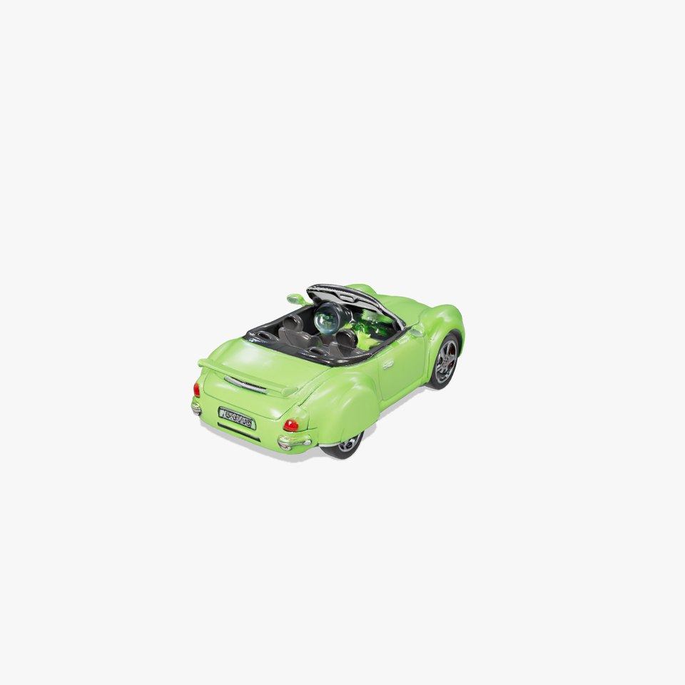 Lime Convertible Model Pack