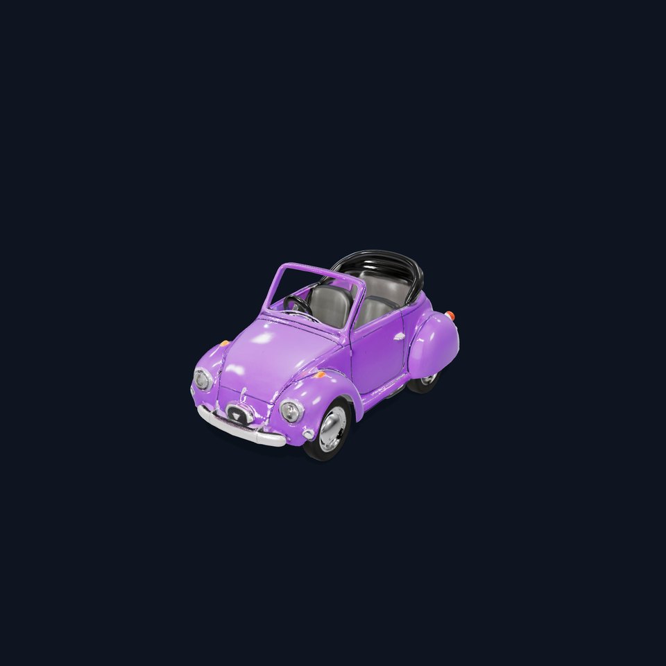Violet Vintage Convertible model pack viewer poster