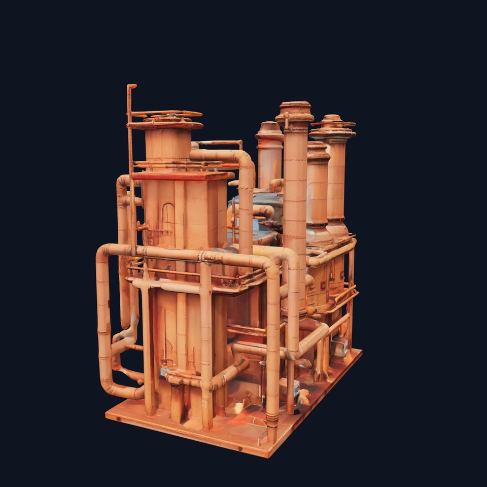 Rustic Factory Complex model pack